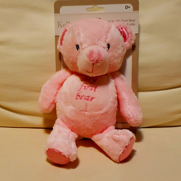 Kelly baby Other - NWT pink stuffed bear with rattle